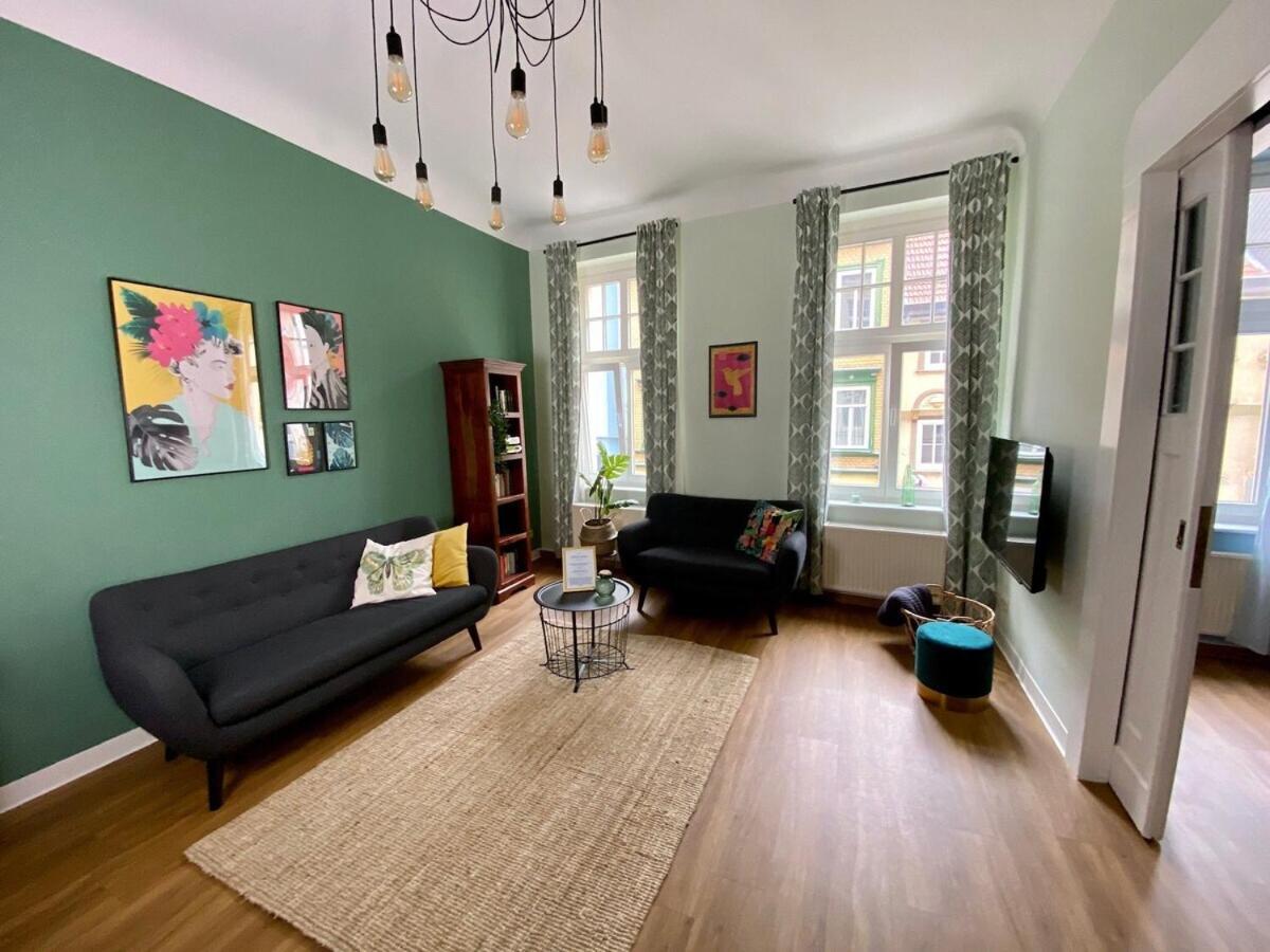 Apartamento Discovair Eisenach -Karlstrasse- Fussgaengerzone Mit Netflix Exterior foto